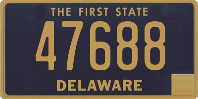 DE license plate 47688