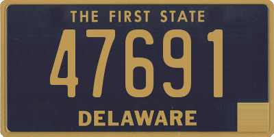 DE license plate 47691