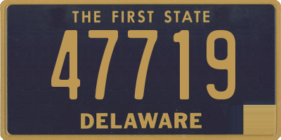 DE license plate 47719