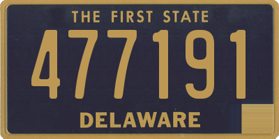 DE license plate 477191