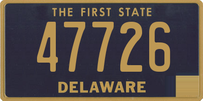 DE license plate 47726