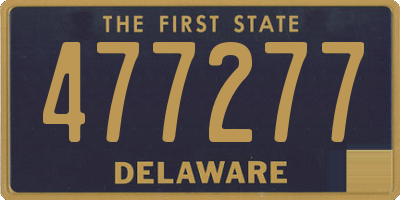 DE license plate 477277