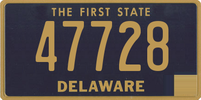 DE license plate 47728