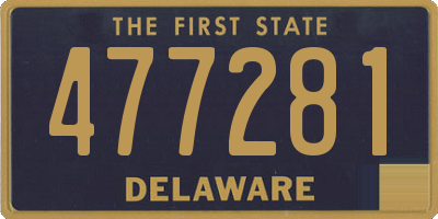 DE license plate 477281