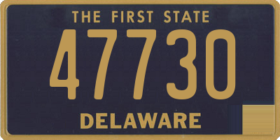 DE license plate 47730