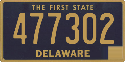 DE license plate 477302