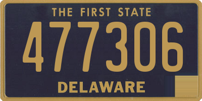 DE license plate 477306