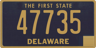 DE license plate 47735
