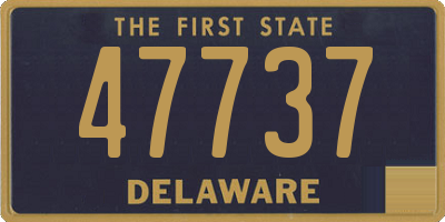 DE license plate 47737