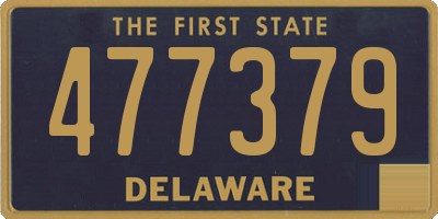 DE license plate 477379