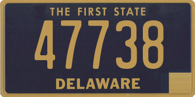 DE license plate 47738