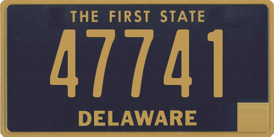 DE license plate 47741