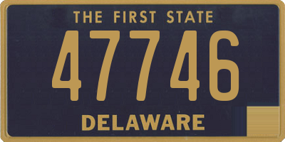 DE license plate 47746