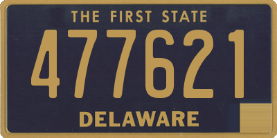 DE license plate 477621