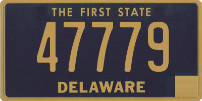 DE license plate 47779