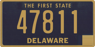 DE license plate 47811