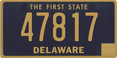 DE license plate 47817