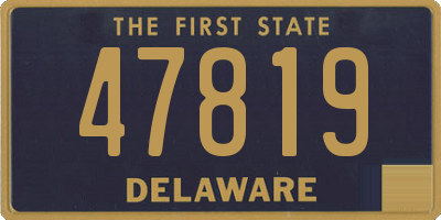 DE license plate 47819