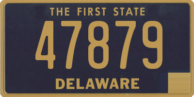 DE license plate 47879