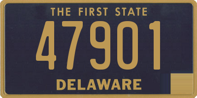 DE license plate 47901