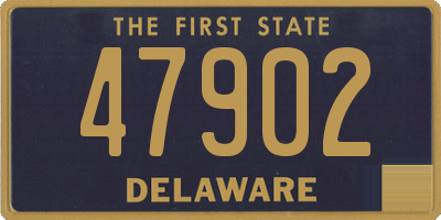 DE license plate 47902