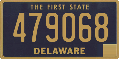 DE license plate 479068