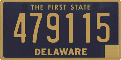 DE license plate 479115