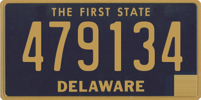 DE license plate 479134