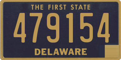 DE license plate 479154
