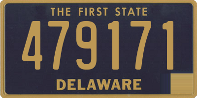 DE license plate 479171