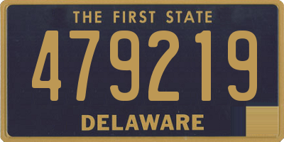 DE license plate 479219