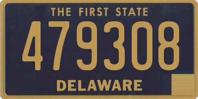 DE license plate 479308