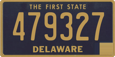 DE license plate 479327
