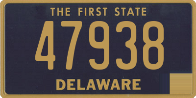 DE license plate 47938
