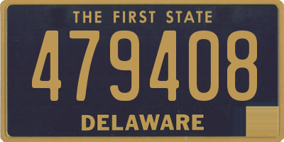 DE license plate 479408