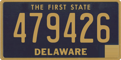 DE license plate 479426