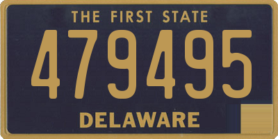 DE license plate 479495