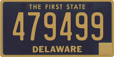 DE license plate 479499