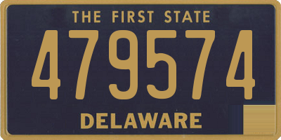DE license plate 479574