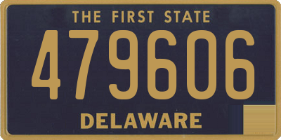 DE license plate 479606