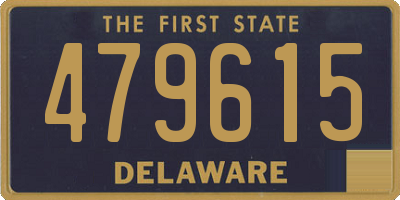 DE license plate 479615