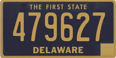 DE license plate 479627