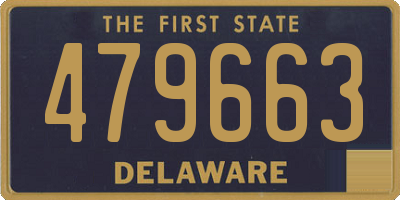DE license plate 479663
