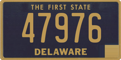 DE license plate 47976