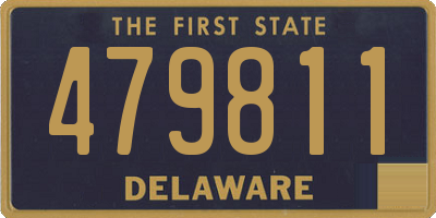 DE license plate 479811