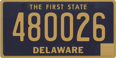 DE license plate 480026