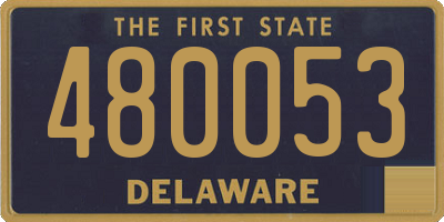 DE license plate 480053