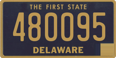 DE license plate 480095
