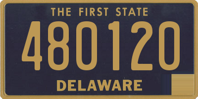 DE license plate 480120