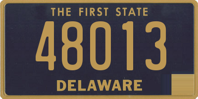 DE license plate 48013